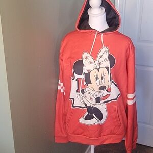 Red Minnie Mouse Hoodie